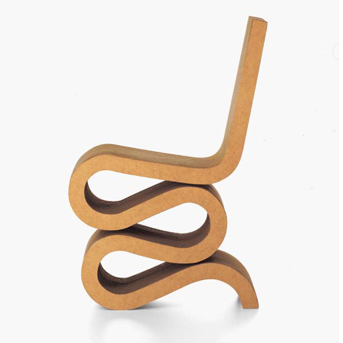 Wiggle Side Chair | Corrugated Cardboard