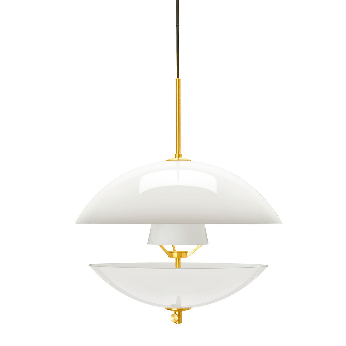 Clam Pendant Light Large | Opal Glass