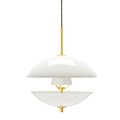Clam Pendant Light Large | Opal Glass