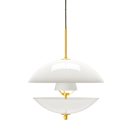 Clam Pendant Light Large | Opal Glass