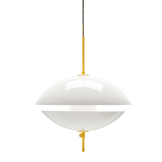 Clam Pendant Light Large | Opal Glass