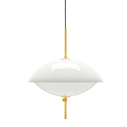 Clam Pendant Light Large | Opal Glass