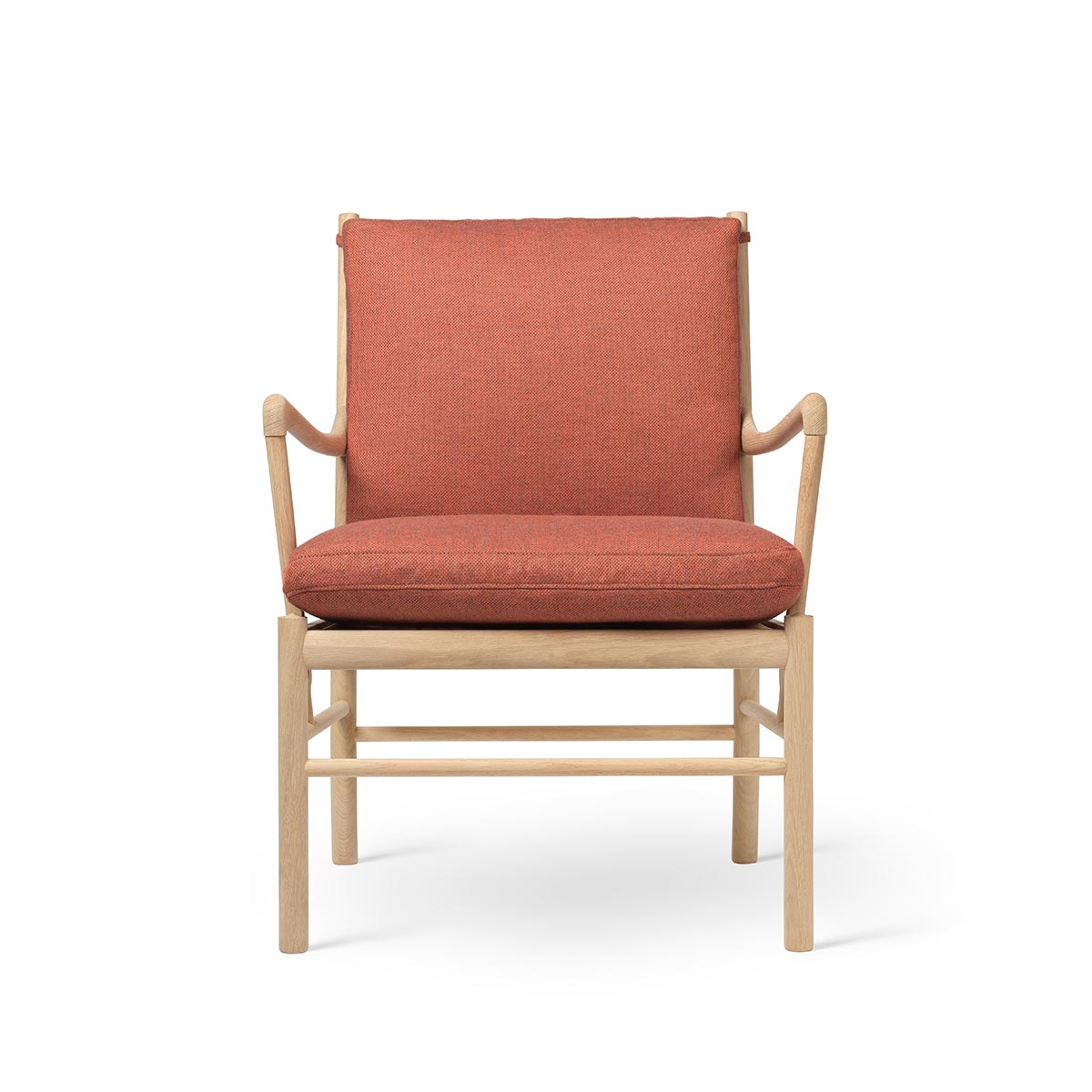 OW149 Colonial Chair | Rust 558 Re-Wool Fabric