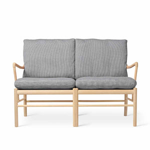 OW149-2 Colonial Sofa | Silver Grey 108 Re-Wool Fabric