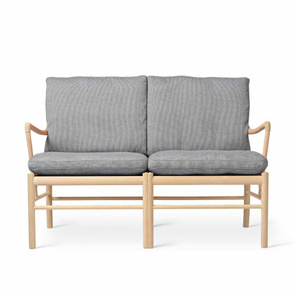 OW149-2 Colonial Sofa | Silver Grey 108 Re-Wool Fabric