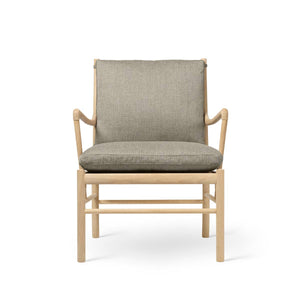 OW149 Colonial Chair | Greige 218 Re-Wool Fabric
