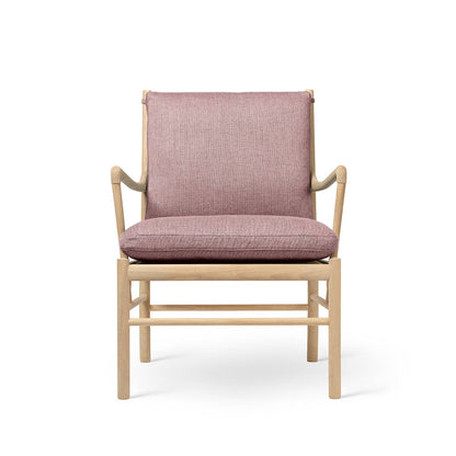 OW149 Colonial Chair | Dusky Pink 648 Re-Wool Fabric