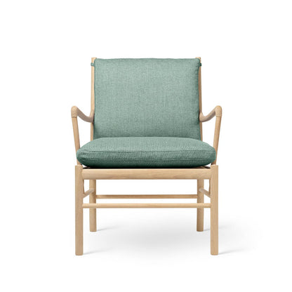 OW149 Colonial Chair | Silver Green 858 Re-Wool Fabric
