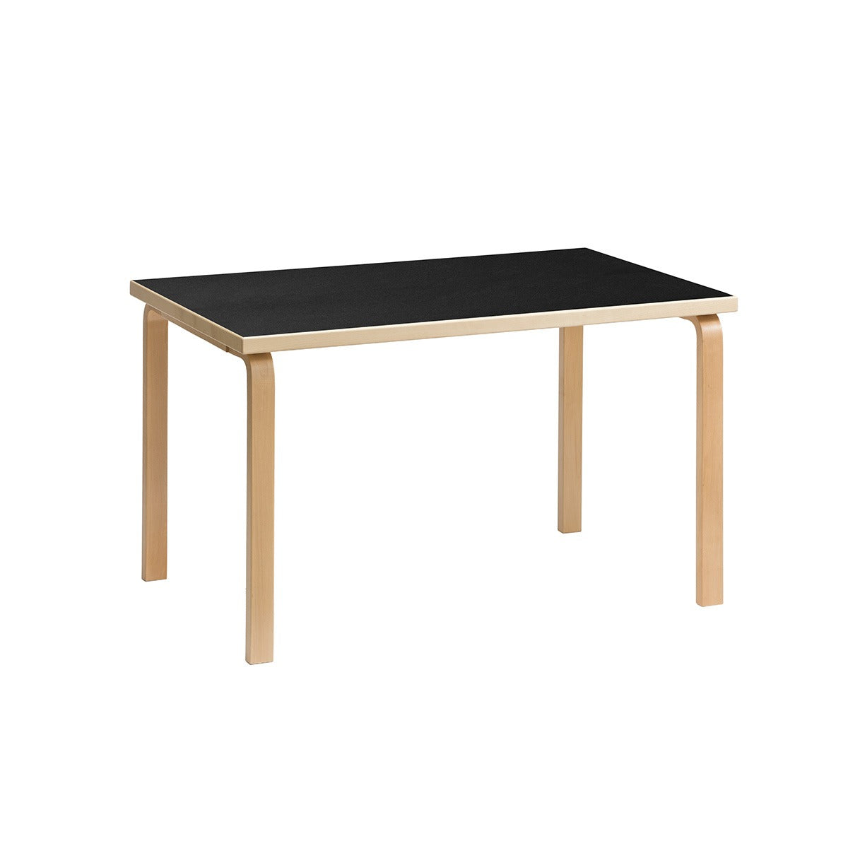 81B Aalto Table Rectangular | Black Linoleum Top