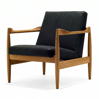 Uni Rest Lounge Chair | Anthracite Leather L4SO-DU21003 - Generated