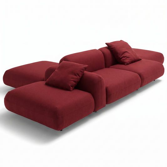 Tokio Configuration T01 | Deep Red Lama 804 Fabric - Generated