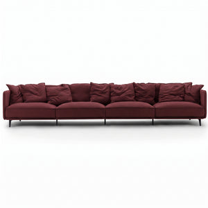 K2 4 Seat Sofa K01 | Deep Red Lama 804 Fabric - Generated