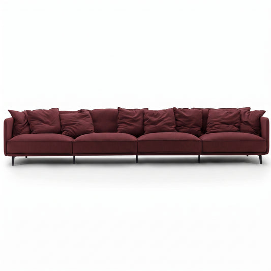 K2 4 Seat Sofa K01 | Deep Red Lama 804 Fabric - Generated