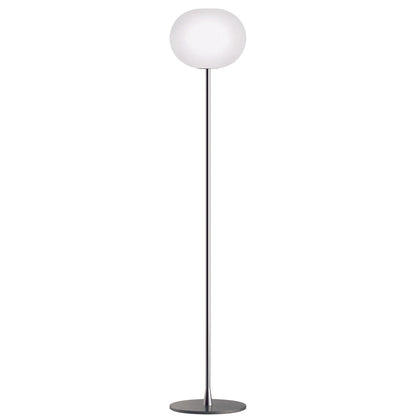 Glo-Ball F2 Floor Lamp | Matt Silver