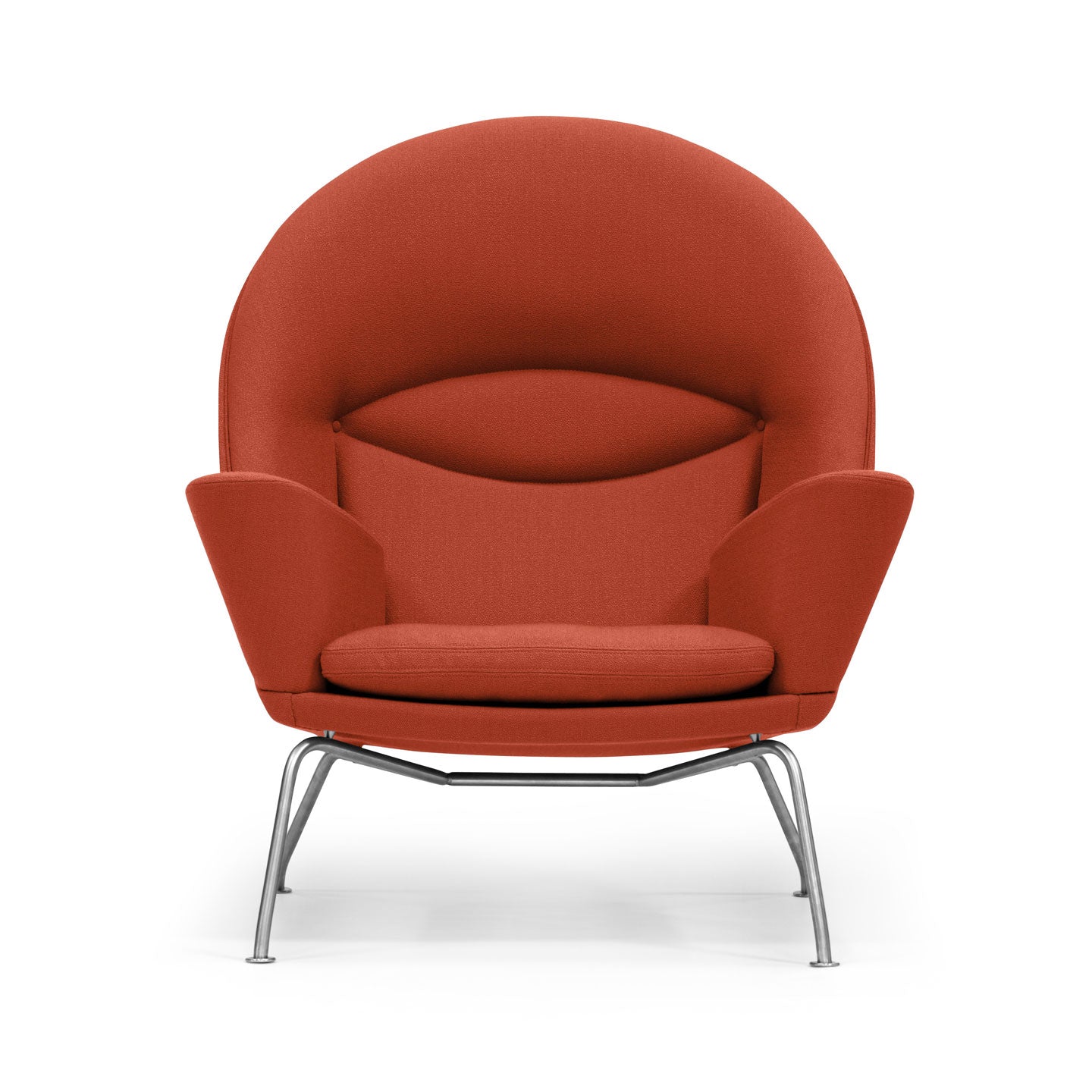 CH468 Chair | Burgundy 'Hallingdal 694' Wool Upholstery