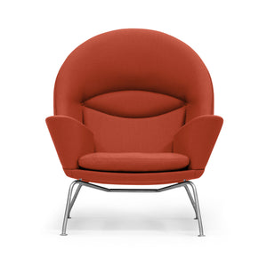 CH468 Chair | Burgundy 'Hallingdal 694' Wool Upholstery