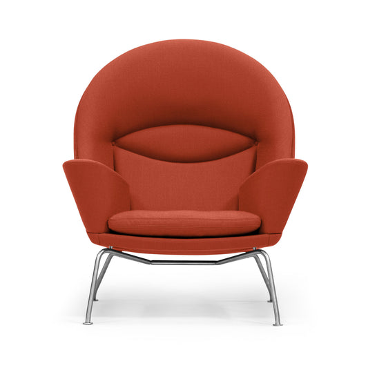 CH468 Chair | Burgundy 'Hallingdal 694' Wool Upholstery