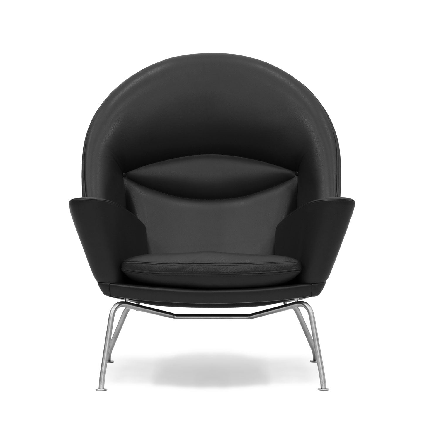 CH468 Chair | Light-Grey 'Hallingdal 130' Wool Upholstery