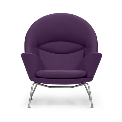 CH468 Chair | Burgundy 'Hallingdal 694' Wool Upholstery