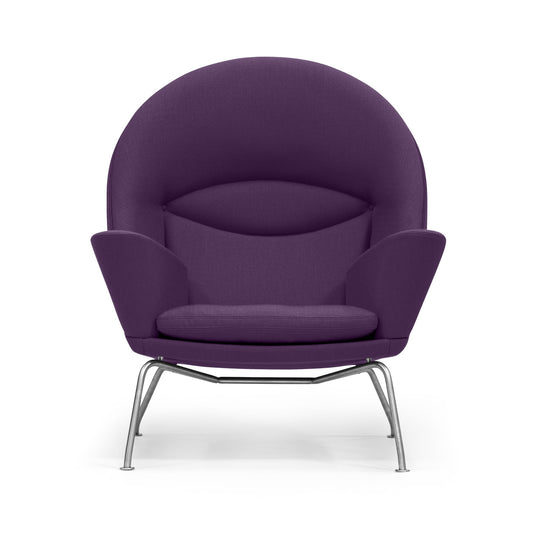 CH468 Chair | Burgundy 'Hallingdal 694' Wool Upholstery