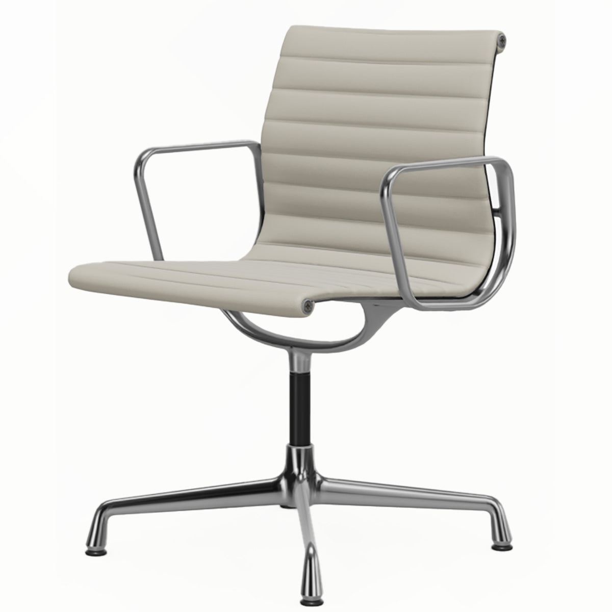 Aluminium Group EA 103 Chair | Premium Leather Clay 73