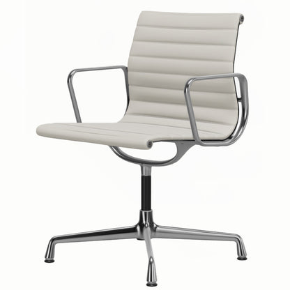 Aluminium Group EA 103 Chair | Premium Leather Snow 72