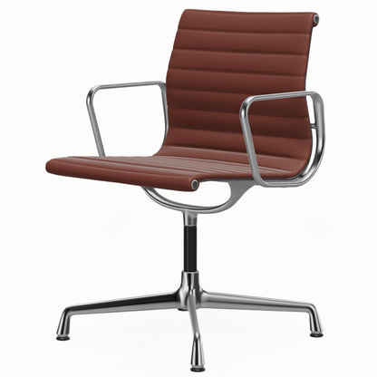 Aluminium Group EA 103 Chair | Premium Leather Brandy 93