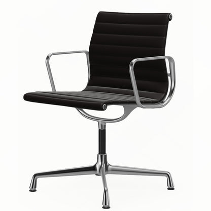 Aluminium Group EA 103 Chair | Premium Leather Chocolate 68