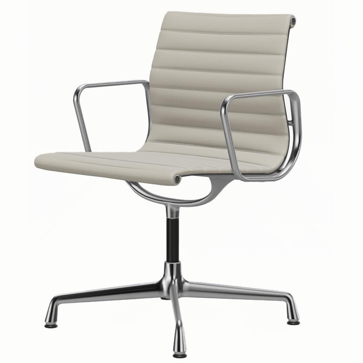 Aluminium Group EA 103 Chair | Premium Leather Clay 73
