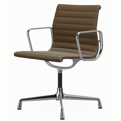Aluminium Group EA 103 Chair | Premium Leather Olive 74