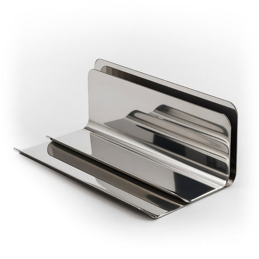 Ventotene Pencil and Paper Tray | Polished Stainless Steel