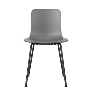 HAL RE Tube Chair | Basalt RE Plastic Shell