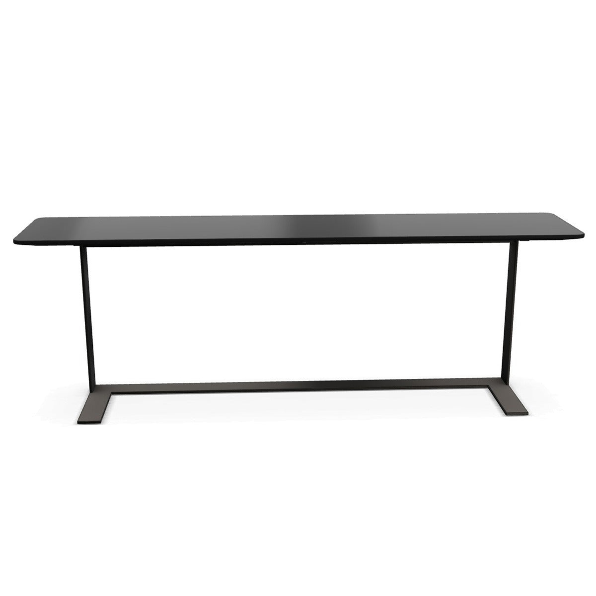 Eileen Console 190cm | Black Glossy Lacquer Top
