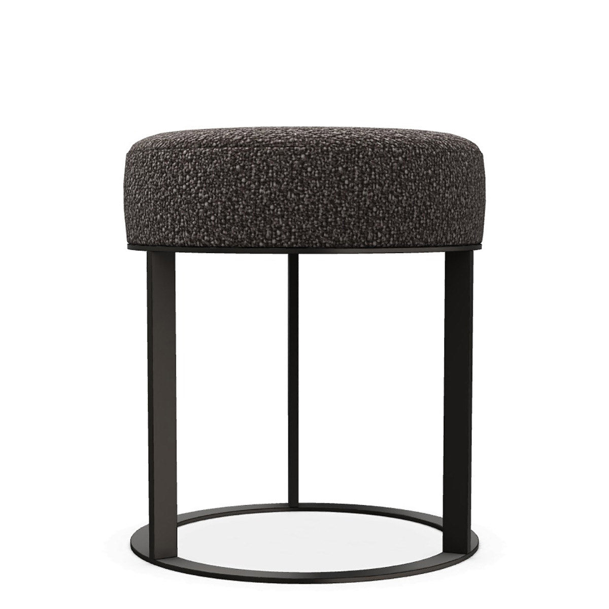 Frank Ottoman | Grey Melange Antille Fabric Seat