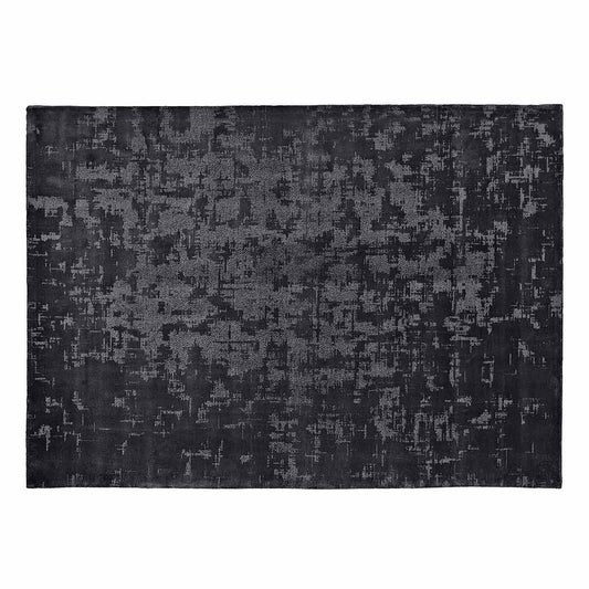 Istos Rug | Dark Grey Botanical Silk