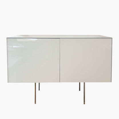 Magic Box Credenza 2 Door | White Glossy Lacquered