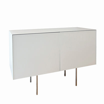 Magic Box Credenza 2 Door | White Glossy Lacquered