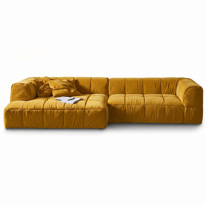 Strips Sofa S3 Configuration | Yellow Derby 27 Fabric