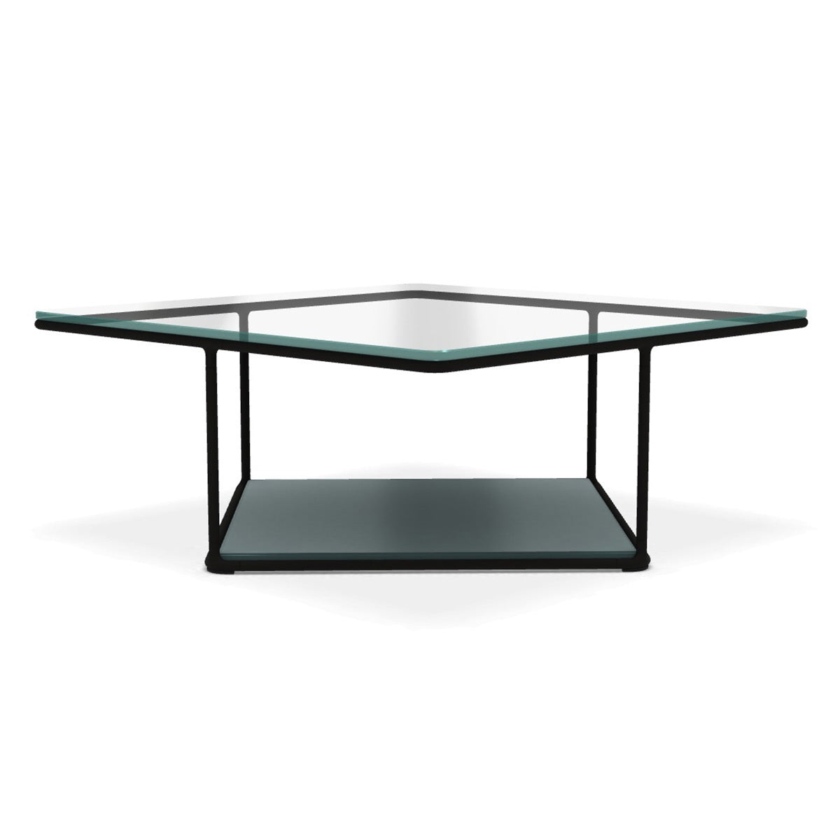 Lemante Coffee Table 80cm | Extralight Glass Top