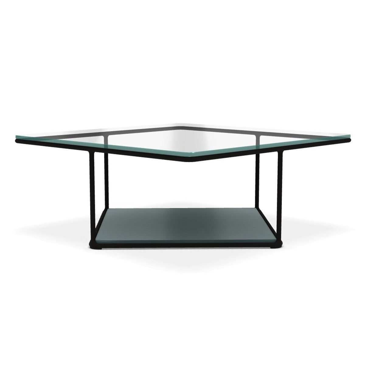 Lemante Coffee Table 80cm | Extralight Glass Top