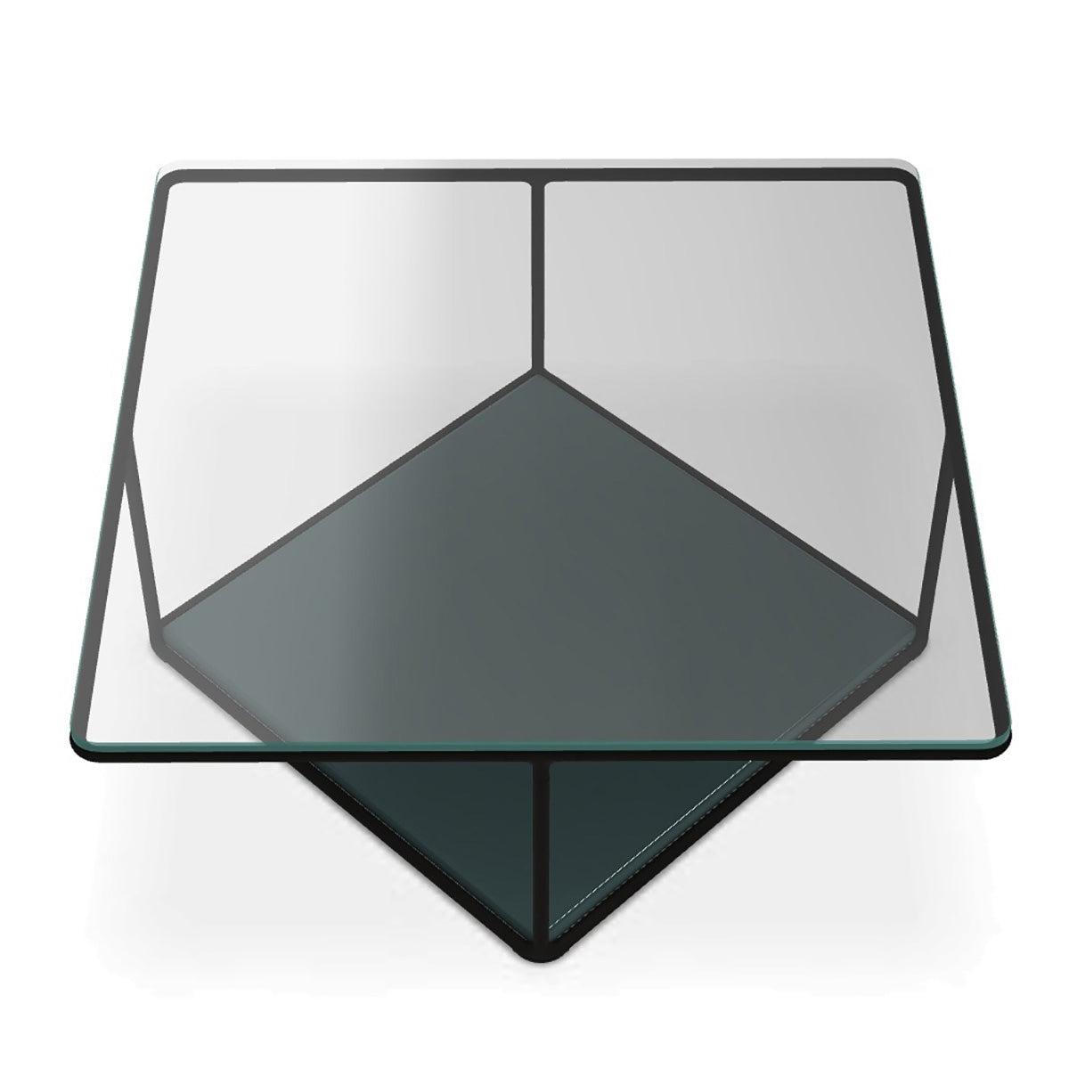 Lemante Coffee Table 80cm | Extralight Glass Top
