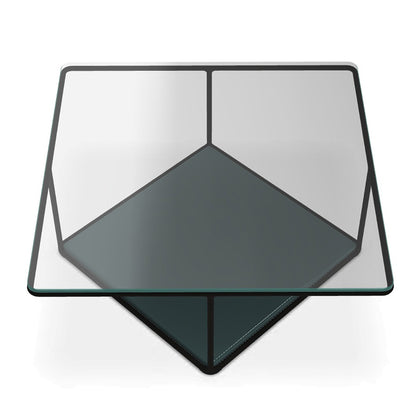 Lemante Coffee Table 80cm | Extralight Glass Top