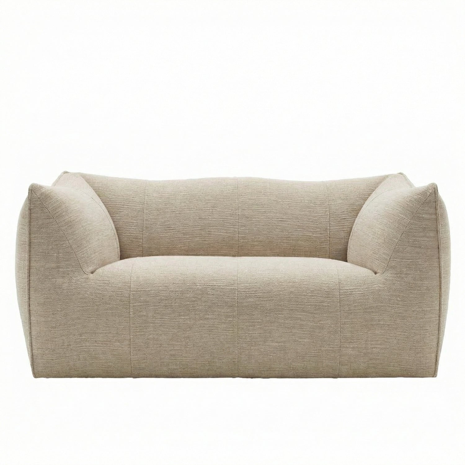Le Bambole 2 Seat Sofa | Ecru Bormio Fabric Upholstery - Generated