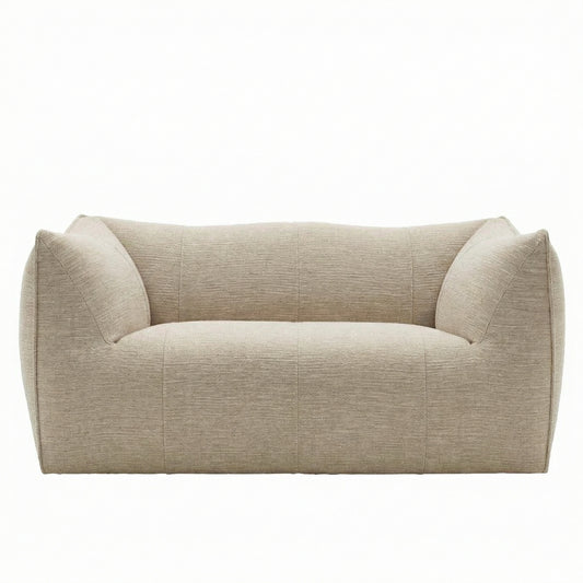 Le Bambole 2 Seat Sofa | Ecru Bormio Fabric Upholstery - Generated