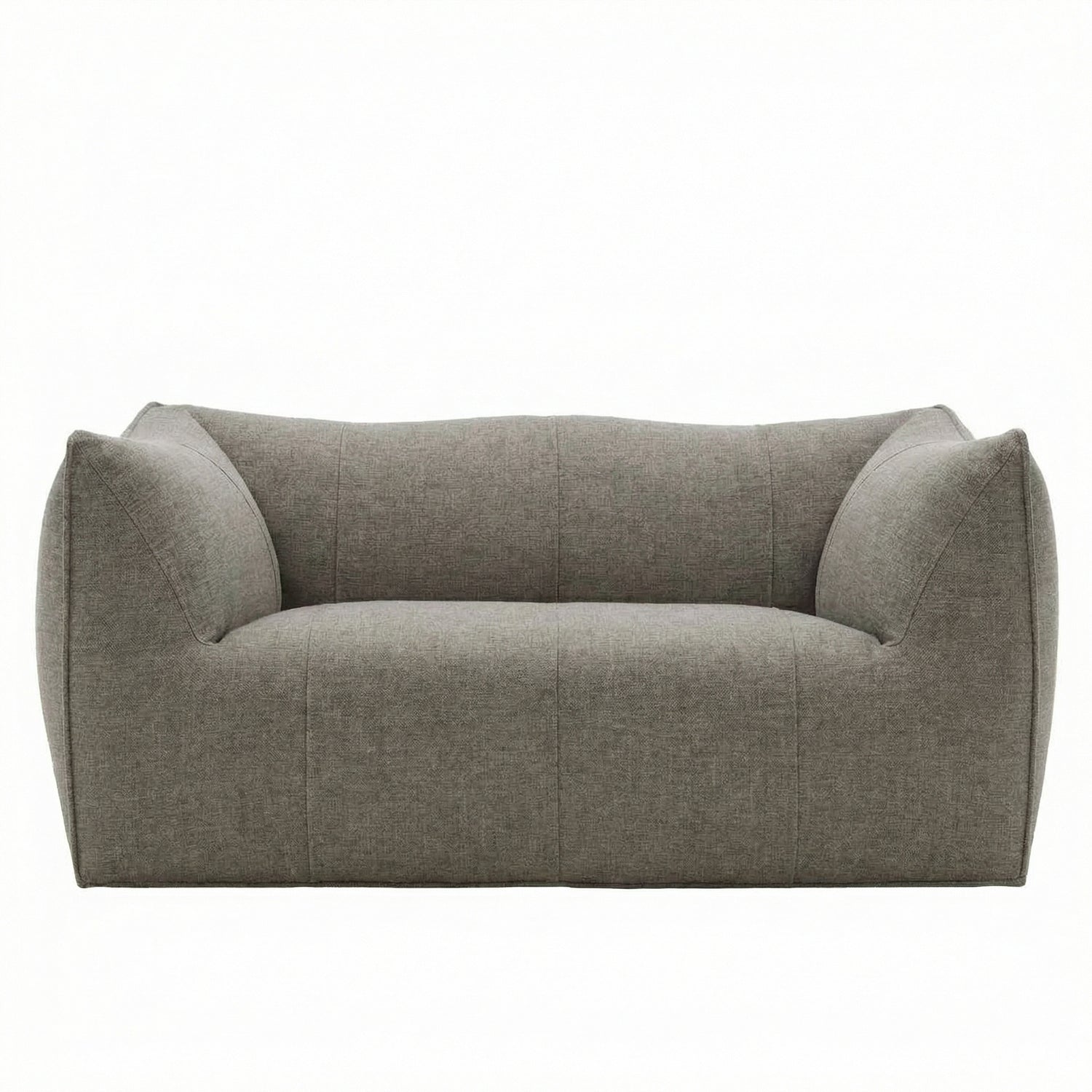Le Bambole 2 Seat Sofa | Grey Bormio Fabric Upholstery - Generated