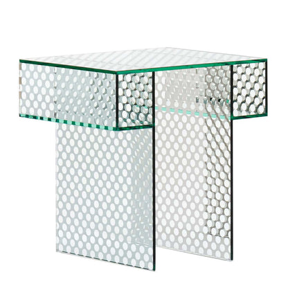 Robotin Side Table | Tempered Glass