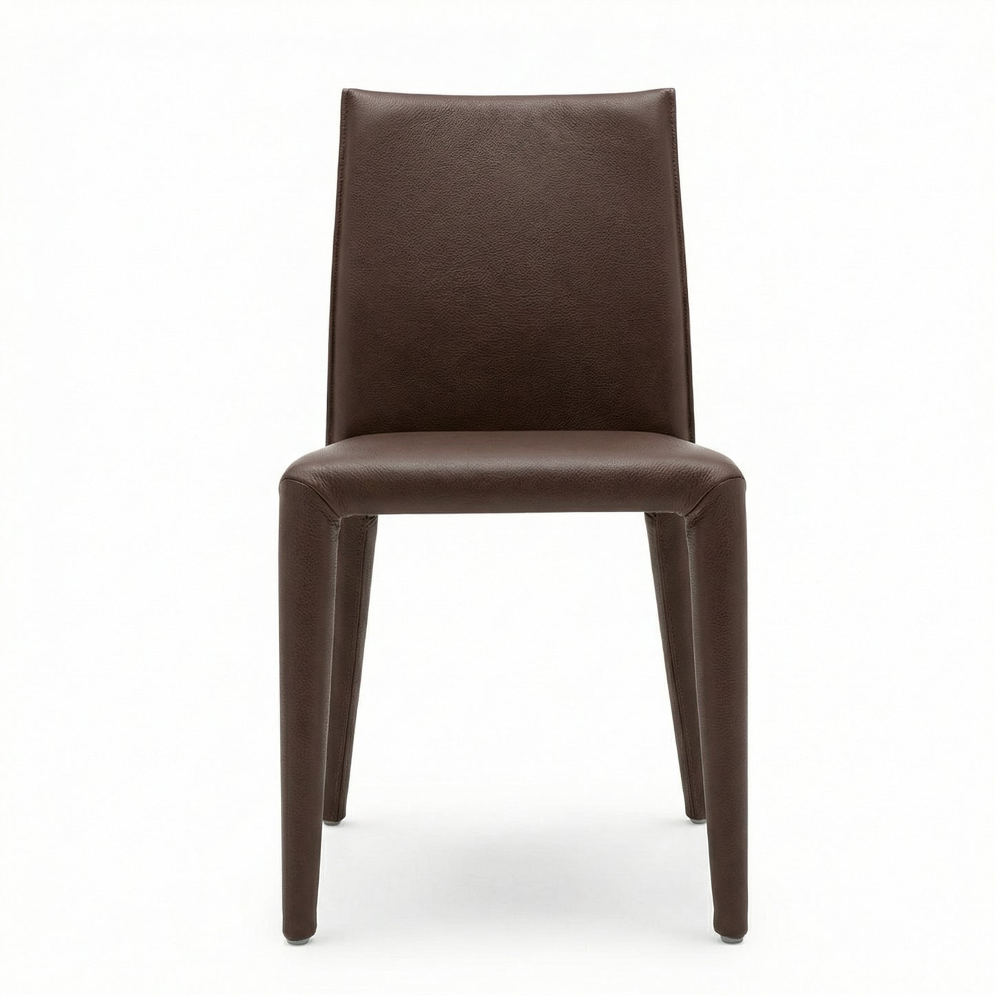 Vol Au Vent Dining Chair | Brown Gamma Leather Upholstery - Generated