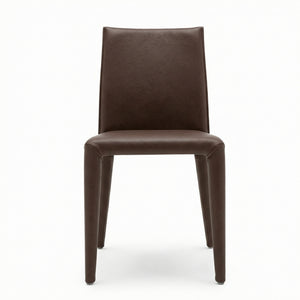 Vol Au Vent Dining Chair | Brown Gamma Leather Upholstery - Generated