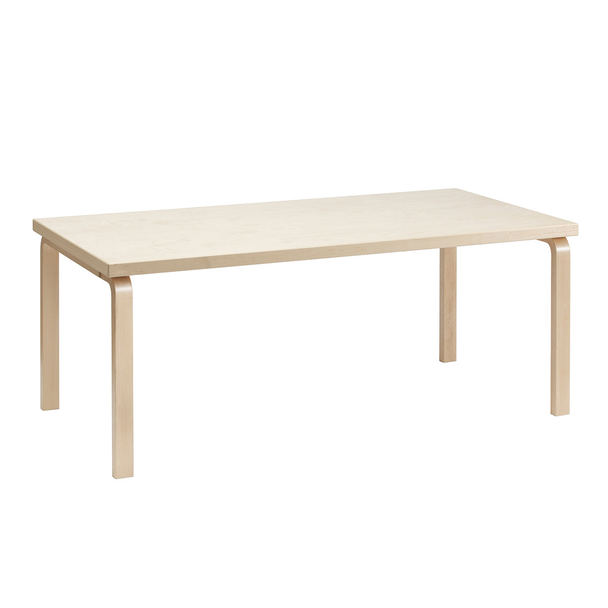 83 Aalto Table Rectangular | Wild Birch Veneer Top