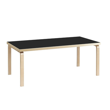 83 Aalto Table Rectangular | Wild Birch Veneer Top